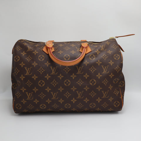 Pre-Owned #2212 Louis Vuitton Monogram Speedy 35 Handbag M41524