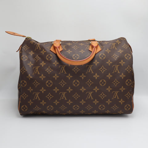 Pre-Owned #2212 Louis Vuitton Monogram Speedy 35 Handbag M41524