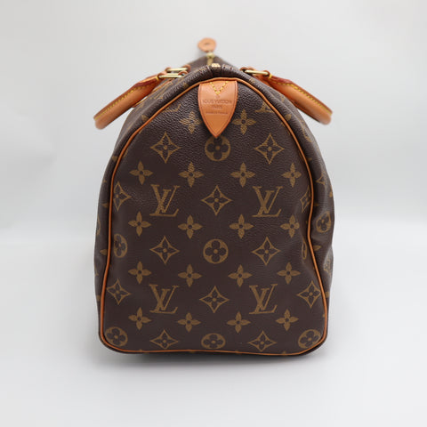 Pre-Owned #2212 Louis Vuitton Monogram Speedy 35 Handbag M41524