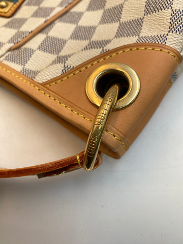 Pre-Owned #BPR05155 Louis Vuitton Damier Azur Galliera PM Shoulder Bag N55215