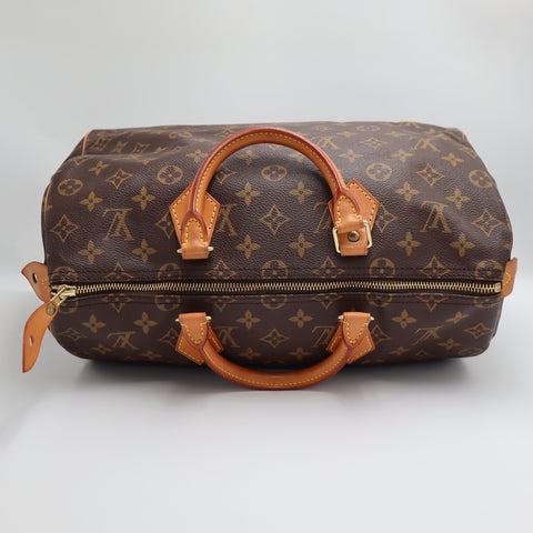 Pre-Owned #2212 Louis Vuitton Monogram Speedy 35 Handbag M41524