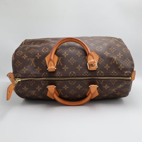 Pre-Owned #2212 Louis Vuitton Monogram Speedy 35 Handbag M41524