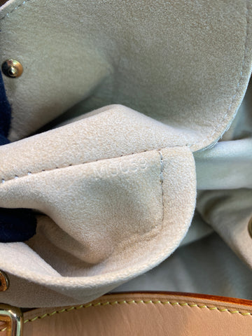 Pre-Owned #BPR05155 Louis Vuitton Damier Azur Galliera PM Shoulder Bag N55215