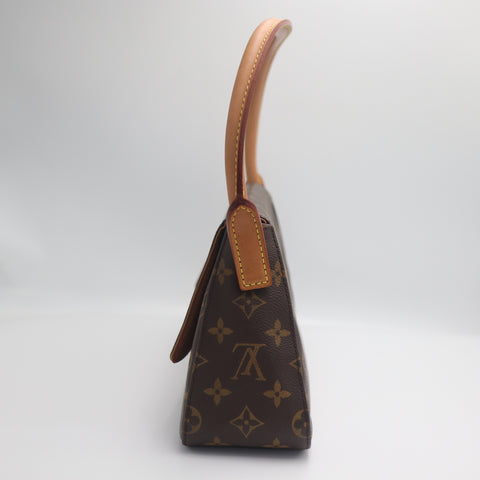 Pre-Owned #71487 Louis Vuitton Monogram Mini Looping Shoulder Bag Hand Bag M51147