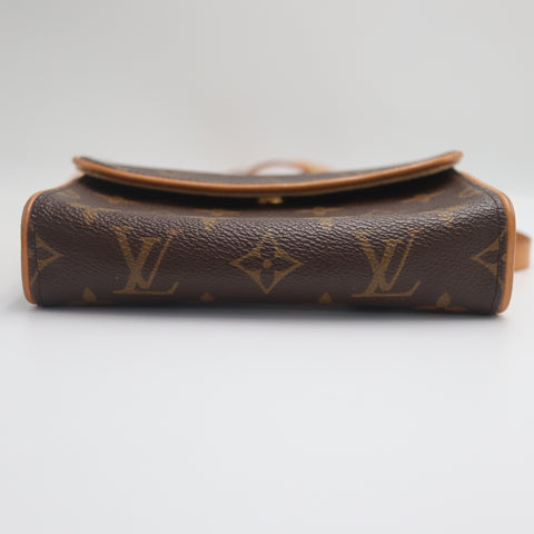 Pre-Owned #71480 Louis Vuitton Monogram Pochette Florentine Clutch bag waist belt M M51855