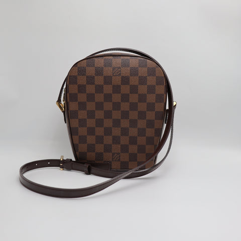 Pre-Owned #71002 Louis Vuitton Damier Ipanema PM Crossbody Bag N51294