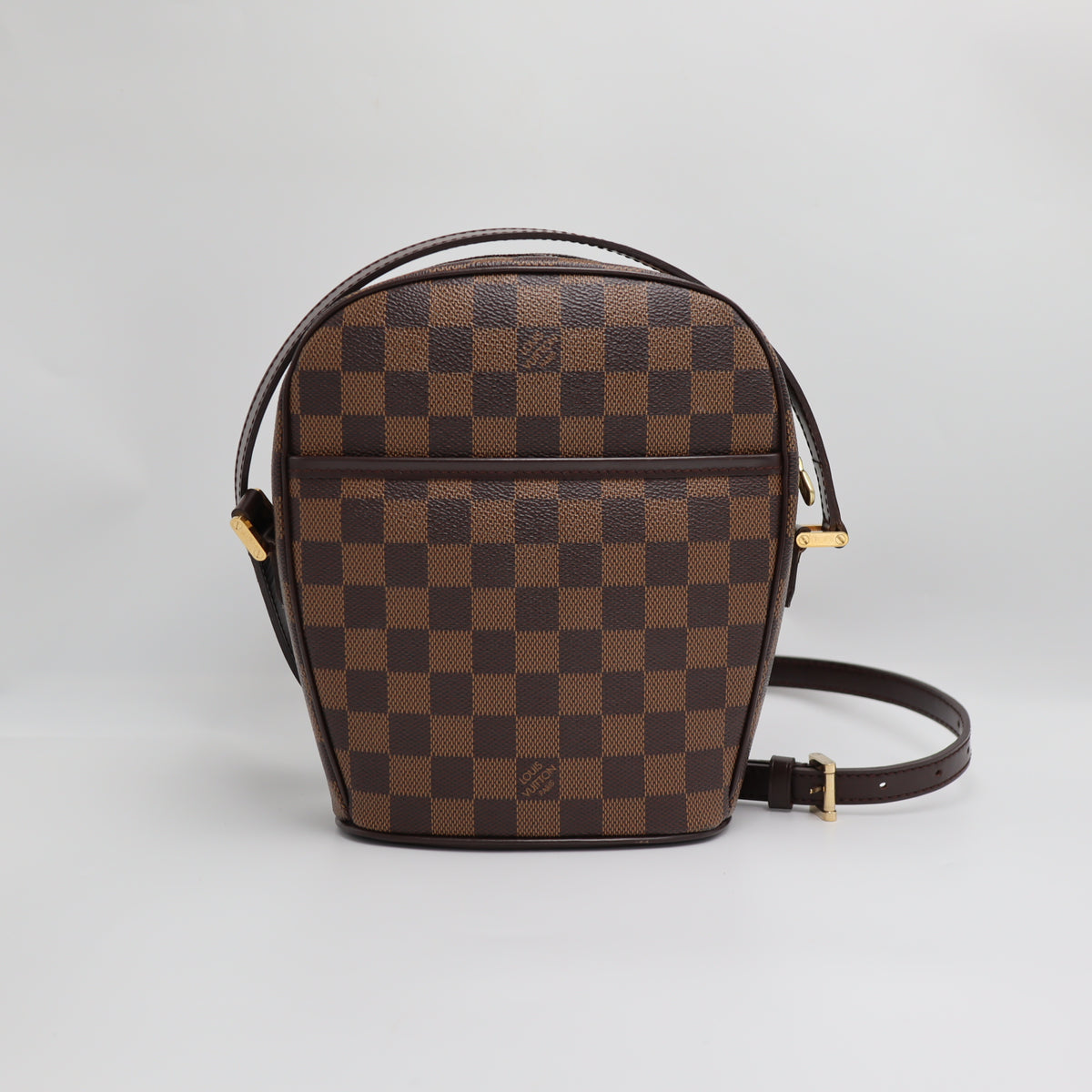 Pre-Owned #71002 Louis Vuitton Damier Ipanema PM Crossbody Bag N51294