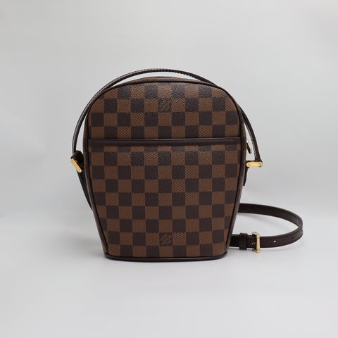 Pre-Owned #71002 Louis Vuitton Damier Ipanema PM Crossbody Bag N51294