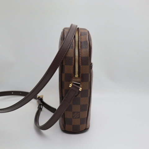 Pre-Owned #71002 Louis Vuitton Damier Ipanema PM Crossbody Bag N51294