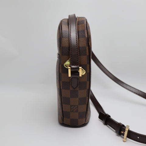 Pre-Owned #71002 Louis Vuitton Damier Ipanema PM Crossbody Bag N51294