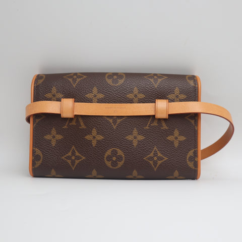 Pre-Owned #71454 Louis Vuitton Monogram Pochette Florentine Clutch bag waist belt XS M51855