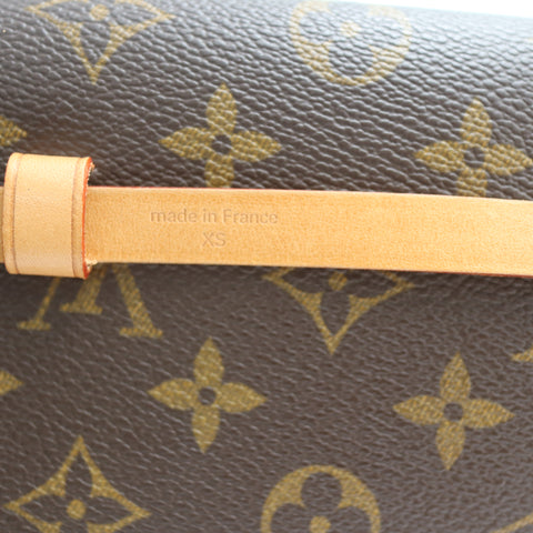 Pre-Owned #71454 Louis Vuitton Monogram Pochette Florentine Clutch bag waist belt XS M51855