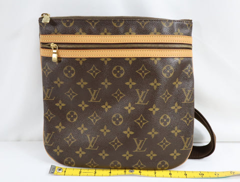 Pre-Owned #BP35124 Louis Vuitton Monogram Pochette Bosphore Crossbody Shoulder Bag M40044