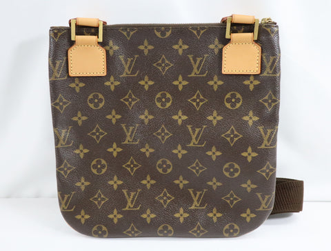 Pre-Owned #BP35124 Louis Vuitton Monogram Pochette Bosphore Crossbody Shoulder Bag M40044