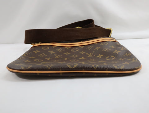 Pre-Owned #BP35124 Louis Vuitton Monogram Pochette Bosphore Crossbody Shoulder Bag M40044