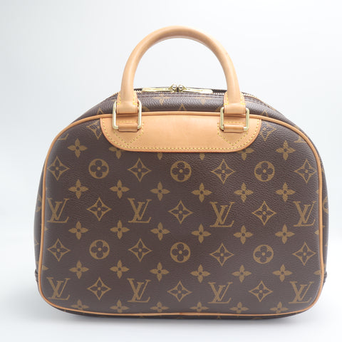 Pre-Owned #71398 Louis Vuitton Monogram Trueville Handbag Brown M42228