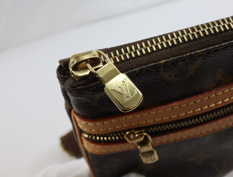 Pre-Owned #BP35124 Louis Vuitton Monogram Pochette Bosphore Crossbody Shoulder Bag M40044