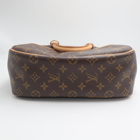 Pre-Owned #71398 Louis Vuitton Monogram Trueville Handbag Brown M42228