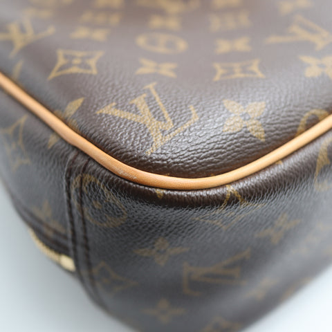 Pre-Owned #71398 Louis Vuitton Monogram Trueville Handbag Brown M42228