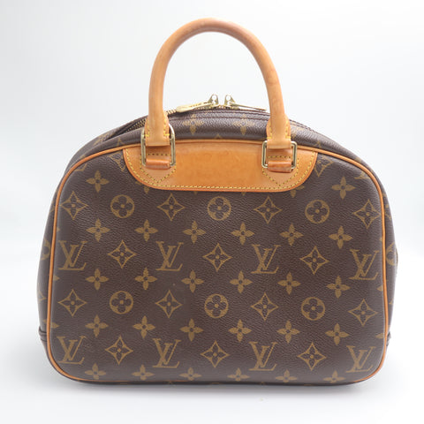 Pre-Owned #71450 Louis Vuitton Monogram Trueville Handbag Brown M42228