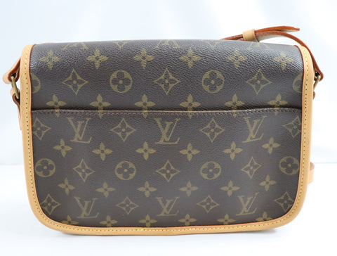 Pre-Owned #BP2188 Louis Vuitton Monogram Sologne Crossbody Bag Brown M42250