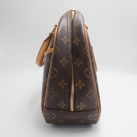 Pre-Owned #71450 Louis Vuitton Monogram Trueville Handbag Brown M42228