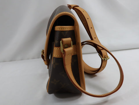 Pre-Owned #BP2188 Louis Vuitton Monogram Sologne Crossbody Bag Brown M42250
