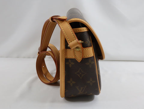 Pre-Owned #BP2188 Louis Vuitton Monogram Sologne Crossbody Bag Brown M42250