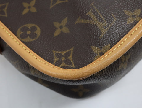 Pre-Owned #BP2188 Louis Vuitton Monogram Sologne Crossbody Bag Brown M42250