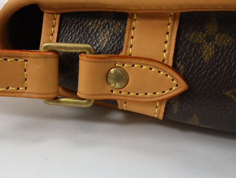 Pre-Owned #BP2188 Louis Vuitton Monogram Sologne Crossbody Bag Brown M42250