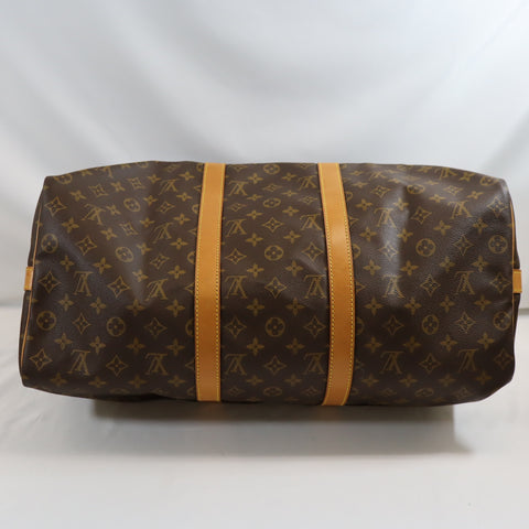 Pre-Owned #72495 Louis Vuitton Monogram Keepall Bandouliere 50 Travel Bag Boston Bag M41416