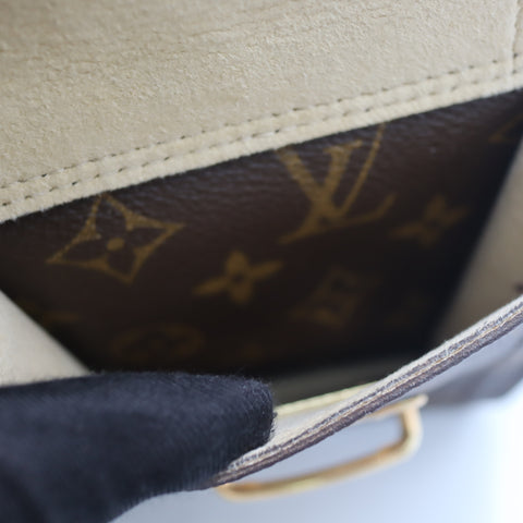 Pre-Owned #71759#Final Sale Louis Vuitton Monogram Manhattan PM Hand Bag