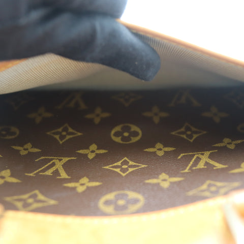 Pre-Owned #71450 Louis Vuitton Monogram Trueville Handbag Brown M42228