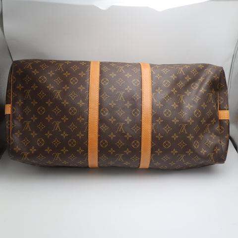 Pre-Owned #71305 Louis Vuitton Monogram Keepall Bandouliere 55 Travel Bag Boston Bag M41414