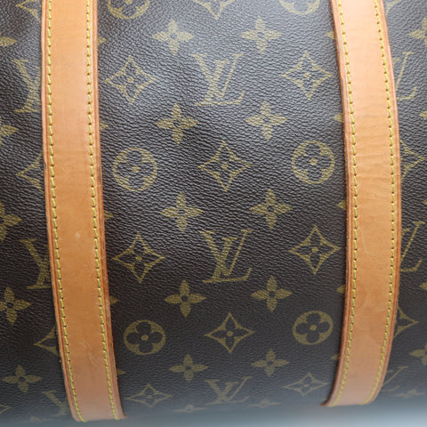 Pre-Owned #71305 Louis Vuitton Monogram Keepall Bandouliere 55 Travel Bag Boston Bag M41414