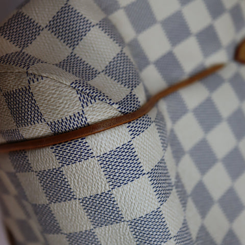 Pre-Owned #72557 Louis Vuitton Damier Azur Totally PM Tote Bag N51261
