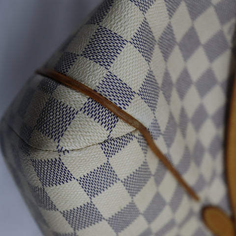 Pre-Owned #72557 Louis Vuitton Damier Azur Totally PM Tote Bag N51261