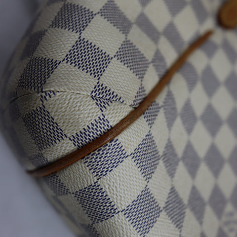 Pre-Owned #72557 Louis Vuitton Damier Azur Totally PM Tote Bag N51261