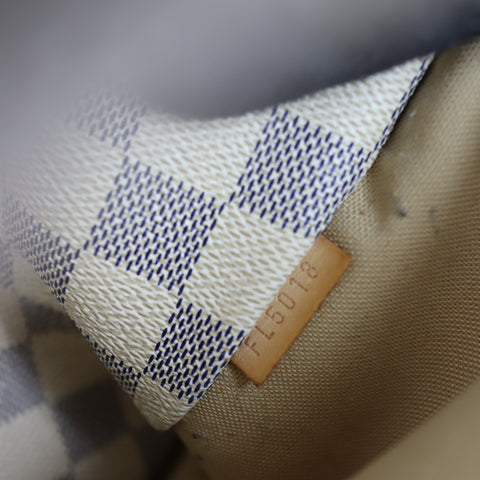 Pre-Owned #72557 Louis Vuitton Damier Azur Totally PM Tote Bag N51261