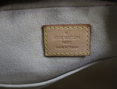Pre-Owned #BP3327 Louis Vuitton Monogram Manhattan PM Hand Bag Brown M40026