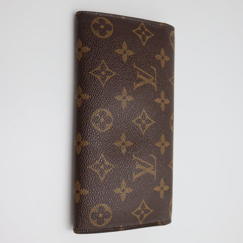 Pre-Owned #32423 Monogram Pochette Porte Monnaie Credit Long Wallet  M61724