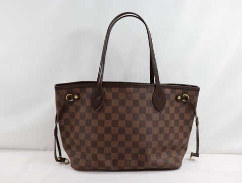 Pre-Owned #BP37297 Louis Vuitton Damier Neverfull PM Tote Bag N51109