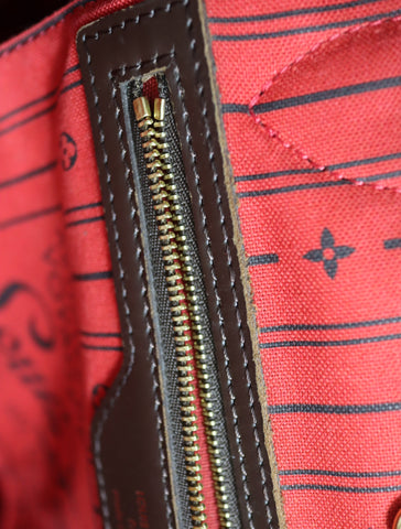 Pre-Owned #BP37297 Louis Vuitton Damier Neverfull PM Tote Bag N51109