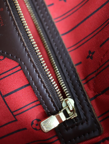 Pre-Owned #BP37297 Louis Vuitton Damier Neverfull PM Tote Bag N51109