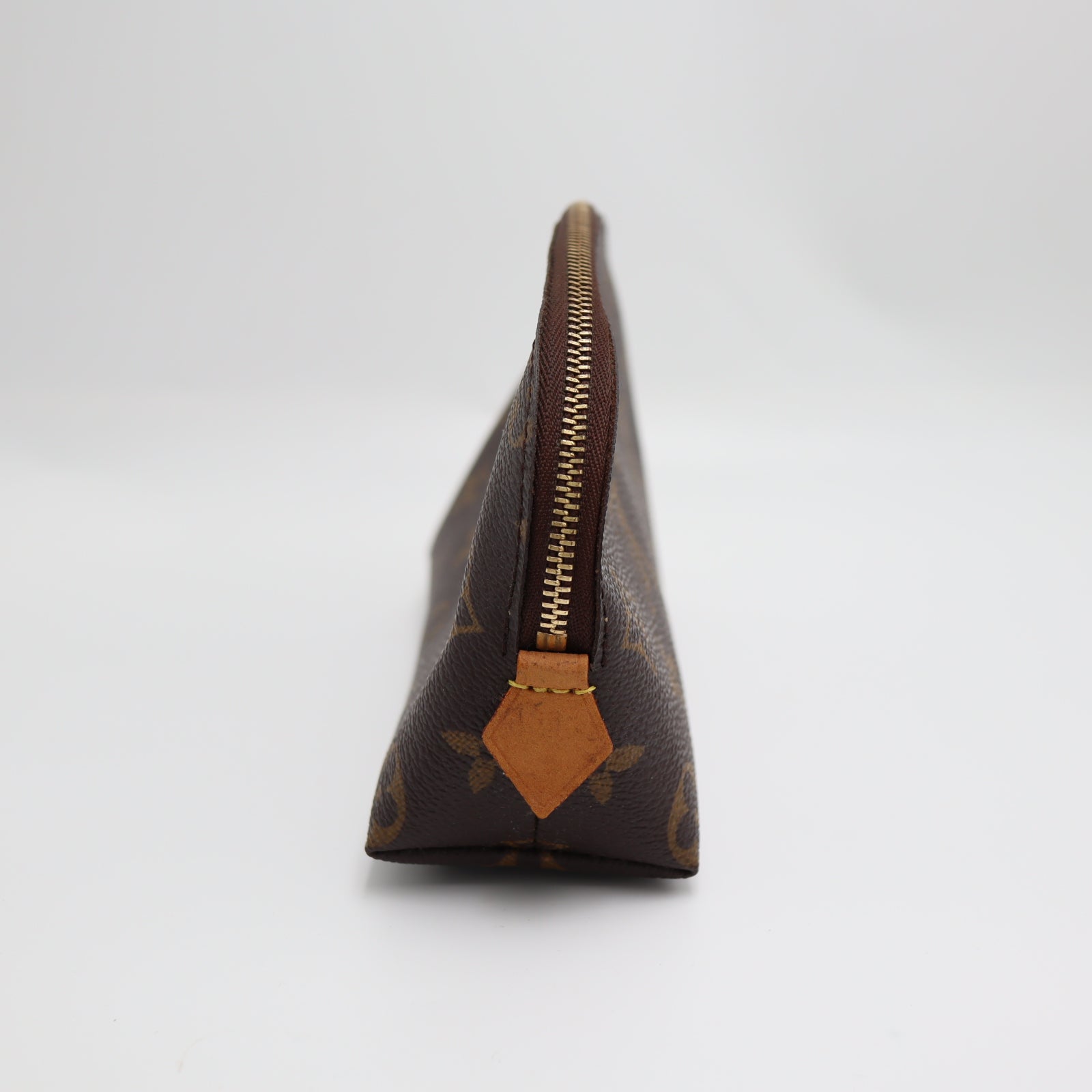 Pre-Owned #2225 Louis Vuitton Monogram Pochette Cosmetic Pouch 