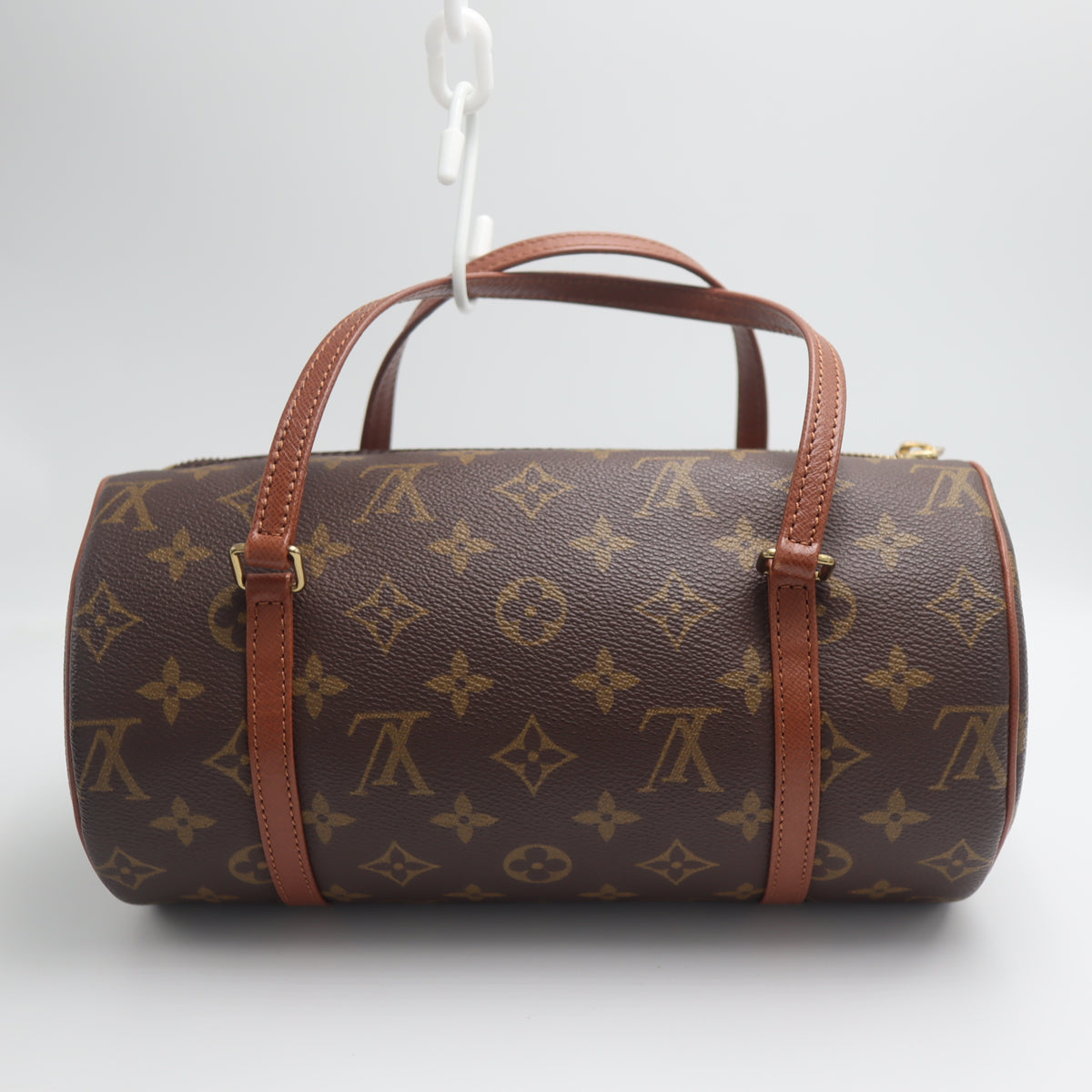 Pre-Owned #71517 Louis Vuitton Monogram  Papillon 26 Old Handbag Brown M51366