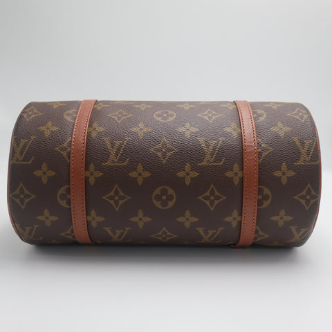 Pre-Owned #71517 Louis Vuitton Monogram  Papillon 26 Old Handbag Brown M51366