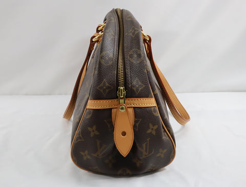 Pre-Owned #BP63350 Louis Vuitton Monogram Montorgueil PM Shoulder Bag Brown M95565