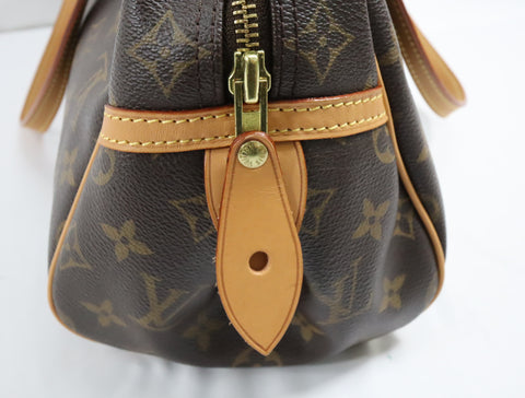 Pre-Owned #BP63350 Louis Vuitton Monogram Montorgueil PM Shoulder Bag Brown M95565