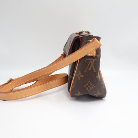 Pre-Owned #BP 704091 Louis Vuitton Monogram Viva Cite PM Crossbody Bag Brown M51165